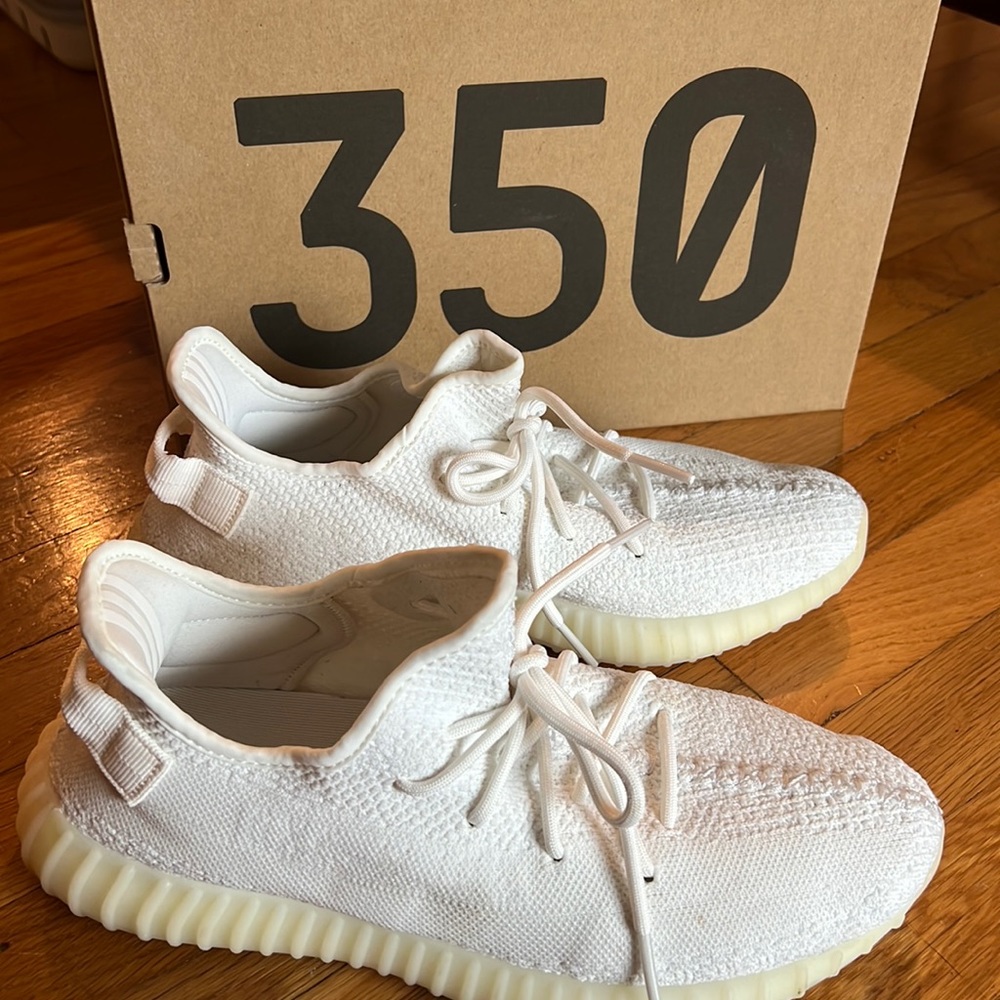 Yeezy boost 350 cream size 11. Worn once. In box!